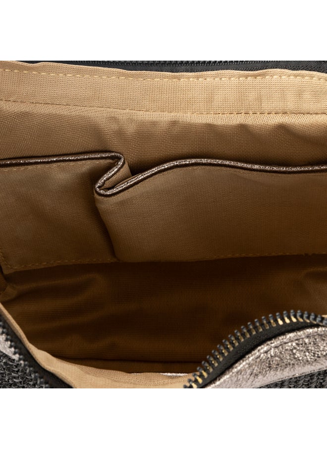 BOU Burlap Crescent Bag  - Image 4