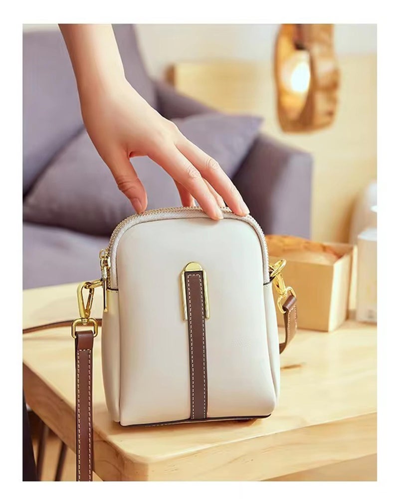 ADISA Women's Girls Grains Cross Body Sling Bag (SL5133-BEI) - Image 4