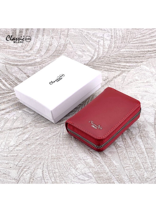Classic Milano Faux Leather Wallet for Women – Women Wallet & Card Holder Women | Stylish Card Wallet with Cash Compartment | Slim Ladies Wallet, Girls Wallets, Women’s Wallets, Gift for Her - Image 1