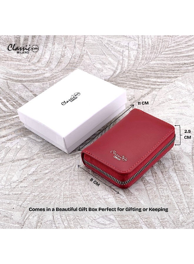 Classic Milano Faux Leather Wallet for Women – Women Wallet & Card Holder Women | Stylish Card Wallet with Cash Compartment | Slim Ladies Wallet, Girls Wallets, Women’s Wallets, Gift for Her - Image 5