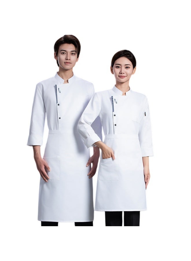 KUYING New Chef Workwear Top+Apron Set - Image 1
