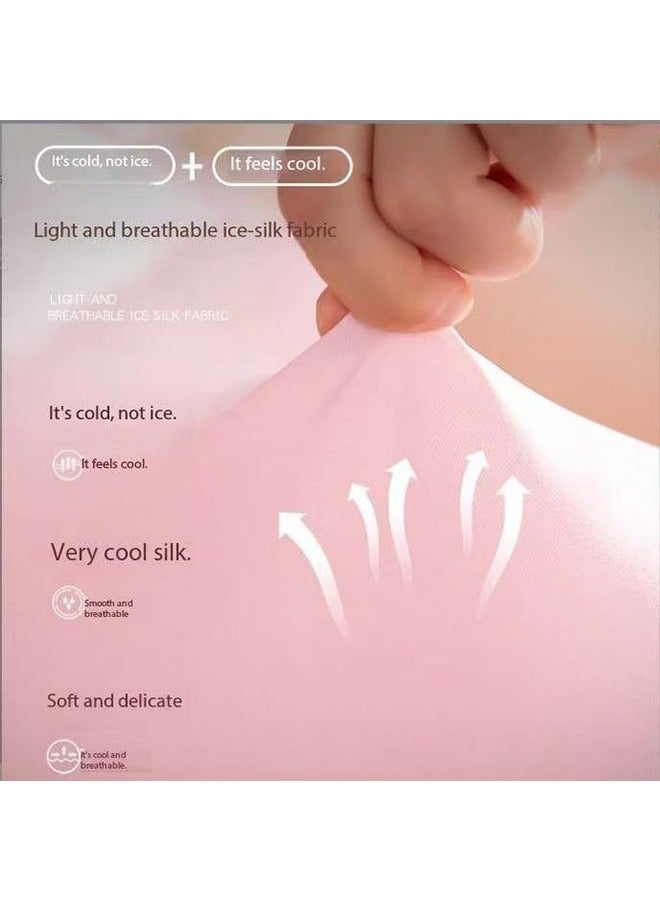 JCB CHIC وسائد قطنية على شكل غيوم ， وسادة حمل مبردة ， وسادة قطنية ثلاثية الأبعاد ， وسادة دعم كامل للجسم ， حشوة إسفنجية قابلة للغسل، غطاء حريري ثلجي قابل للغسل (أبيض، 130 سم) - Image 2