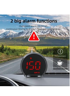 Y&D Gps Speedometer, Digital GPS Speedometer MPH, Multi-color Free Match Car Large Font Display Speed, Time, Compass, Satellite Number, USB Plug and Play, Suitable for All  - Image 3
