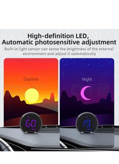 Y&D Gps Speedometer, Digital GPS Speedometer MPH, Multi-color Free Match Car Large Font Display Speed, Time, Compass, Satellite Number, USB Plug and Play, Suitable for All  - Image 5