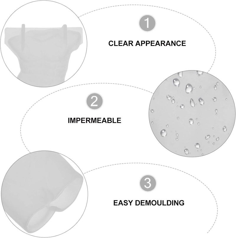 comfrt Body Model Silicone Mold 3D Man Nude Polymer Clay Molds Male Naked Body Craft Mold Chocolate Sugarcraft Fondant Cake Mould Baking Tools Style 2 - Image 2