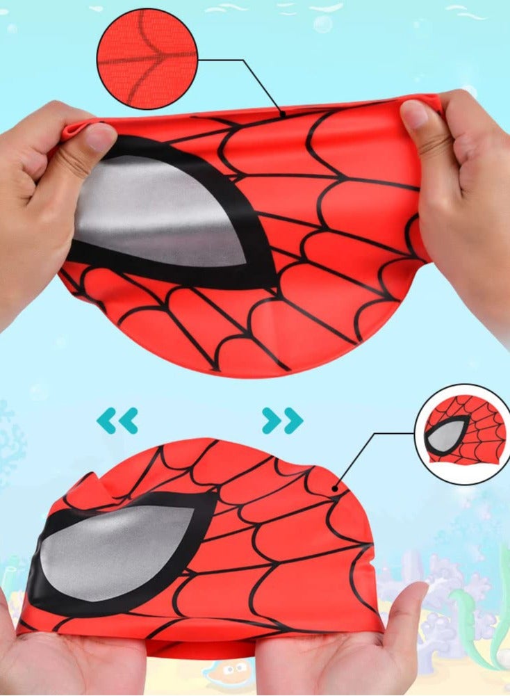 Swim cap suitable for children aged 3-12