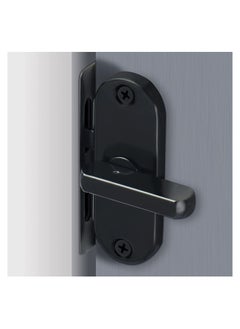 SYOSI Stainless Steel Lock Catch Gate Latches Heavy Duty Bolt Latch Buckles for Kitchen Bathroom Moving Sliding Door Windows Bran Doors Black Finish  - Image 3