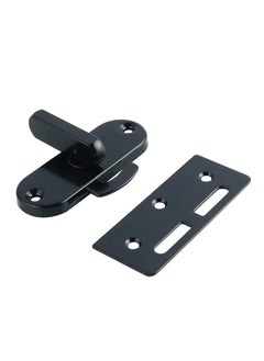 SYOSI Stainless Steel Lock Catch Gate Latches Heavy Duty Bolt Latch Buckles for Kitchen Bathroom Moving Sliding Door Windows Bran Doors Black Finish  - Image 2