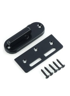 SYOSI Stainless Steel Lock Catch Gate Latches Heavy Duty Bolt Latch Buckles for Kitchen Bathroom Moving Sliding Door Windows Bran Doors Black Finish  - Image 5