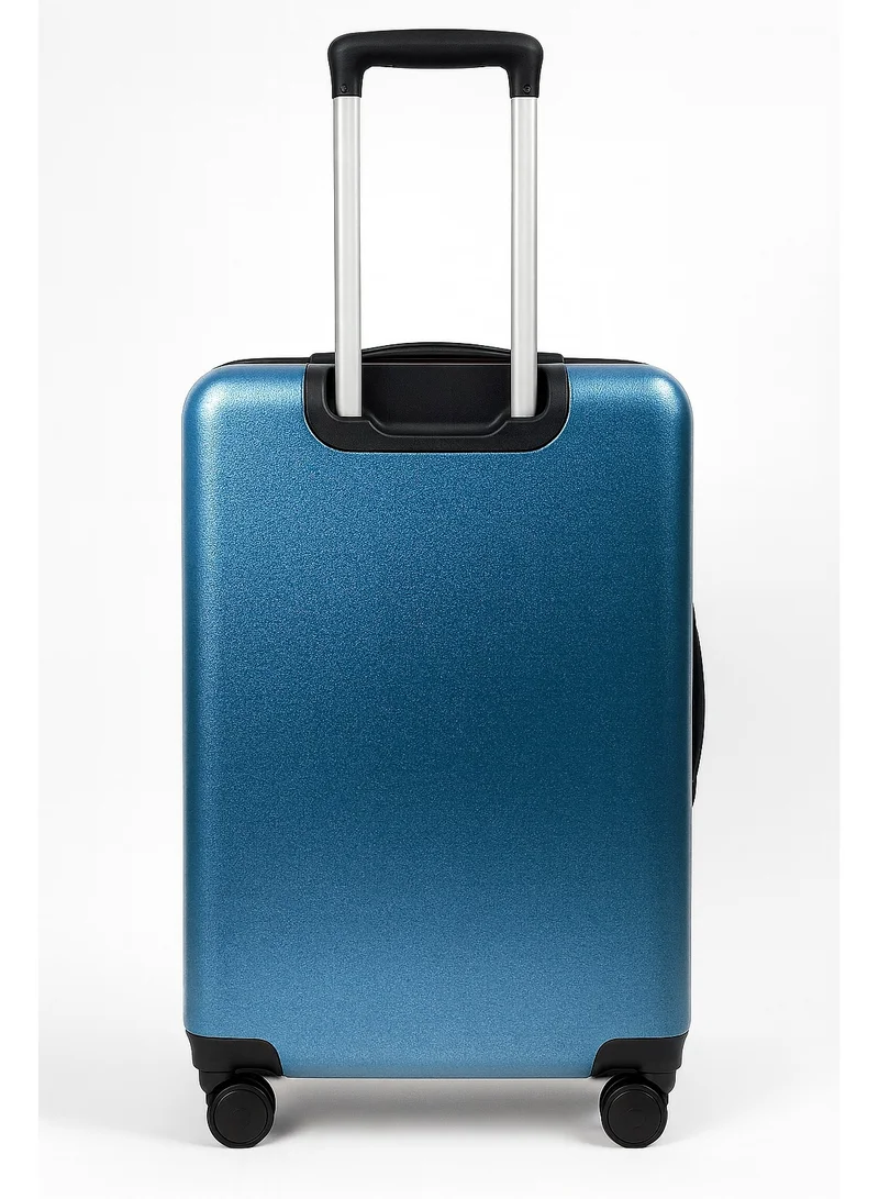 MNUK MANCHESTER 28inch Luggage bag| Polycarbonates & ABS Hardside Luggage Trolley with TSA Lock| Double 360Â° 4 Wheeler| Large-28 Inch| Blue