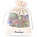 PMLAND 40 Pcs Cats Eyes Glass Marbles Sling Shot Ammo Assorted Colors with a Free Bonus Shooter Marble Drawstring Storage Bag - Image 3