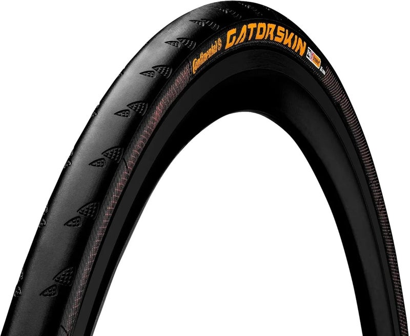 Continental Gatorskin Bike Tire - DuraSkin Puncture & Sidewall Protection, Road Bike Replacement Tire (23c, 25c, 28c, 32c)