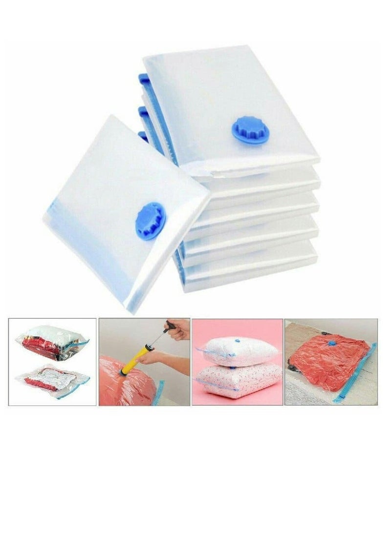 Generic Bags for storing clothes and blankets, large size 110 x 80 cm, air suction to save space by 75% (one piece)  - Image 2
