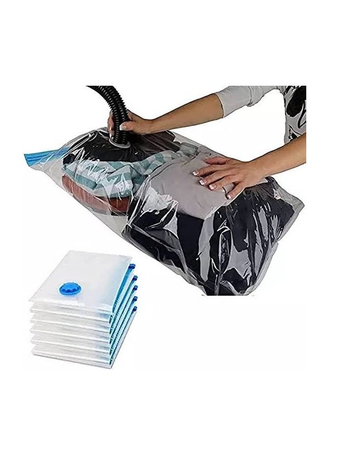 Generic Bags for storing clothes and blankets, large size 110 x 80 cm, air suction to save space by 75% (one piece)  - Image 3