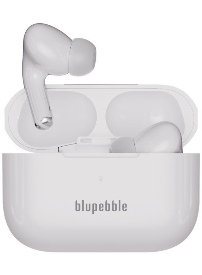 blupebble TuneFlow Pro True Wireless Earbuds with ANC | Active Noise Cancelling, Deep Bass, 40H Playtime, Touch Controls, Bluetooth 5.3 – Compatible with iOS & Android - Image 1