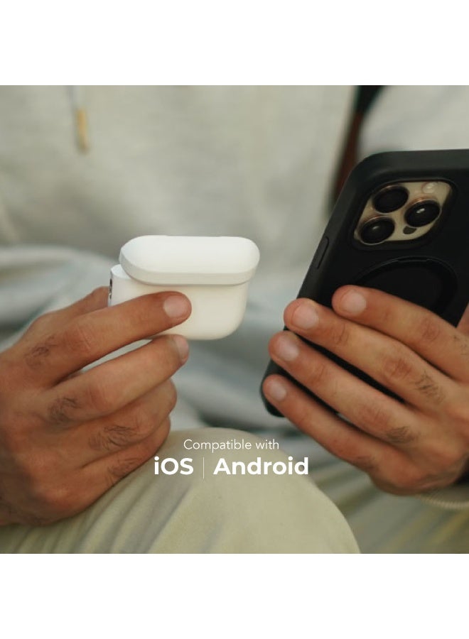 blupebble TuneFlow Pro True Wireless Earbuds with ANC | Active Noise Cancelling, Deep Bass, 40H Playtime, Touch Controls, Bluetooth 5.3 – Compatible with iOS & Android - Image 4