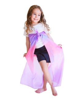 Sarah's Silks Enchanted Playsilk, 100% Silk Scarves For Kids And Toddlers, Sensory Toys ; Bright Square Scarves, Montessori Waldorf Toys For Imaginative And Pretend Play Blossom  - Image 2