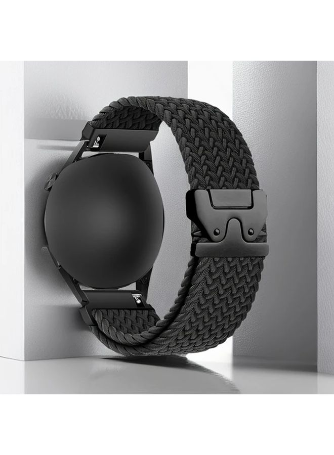 20mm Mixed Color Braided Loop Replacement Strap for Samsung Galaxy Watch 7 6 5 4 with Parachute Buckle - Image 4