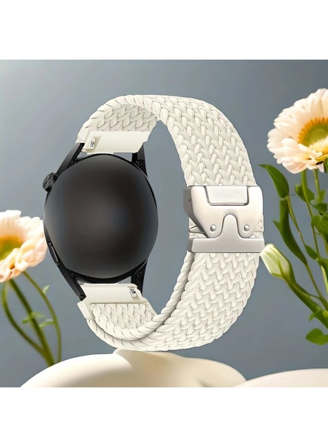 20mm Mixed Color Braided Loop Replacement Strap for Samsung Galaxy Watch 7 6 5 4 with Parachute Buckle - Image 3