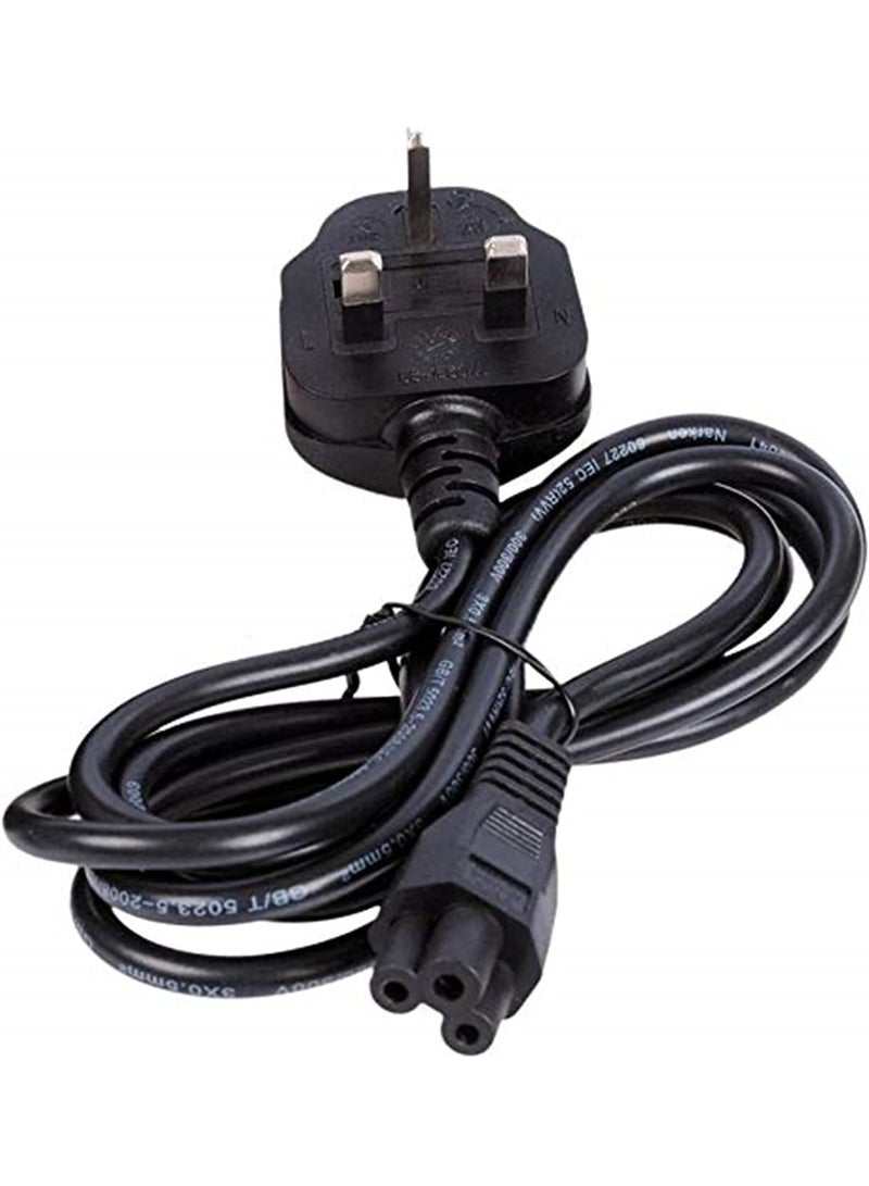 MUNTAQI Laptop Power Cable 3 Pin Mains Lead – UK Plug Power Cord for PC, Monitor, Adapter, Printer, TV, Xbox – 1.5M Universal AC Power Supply Cable – IEC C13 Kettle Lead Compatible - Image 3