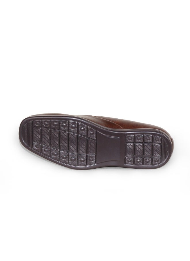 BOTELI Men's Flat Leather Shoes Soft Comfortable Slip-On Genuine Leather Lining Breathable Canvas Spring Autumn Walking  - Image 4