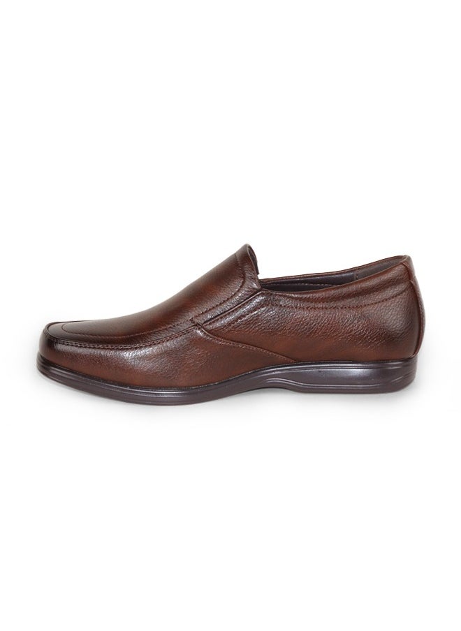 BOTELI Men's Flat Leather Shoes Soft Comfortable Slip-On Genuine Leather Lining Breathable Canvas Spring Autumn Walking  - Image 5