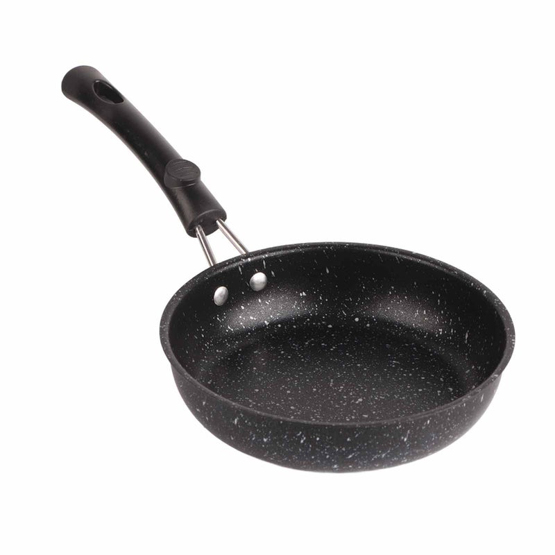Stainless Steel Nonstick Frying Pan 18CM Fast Heat Conduction Ergonomic Handle - Image 2