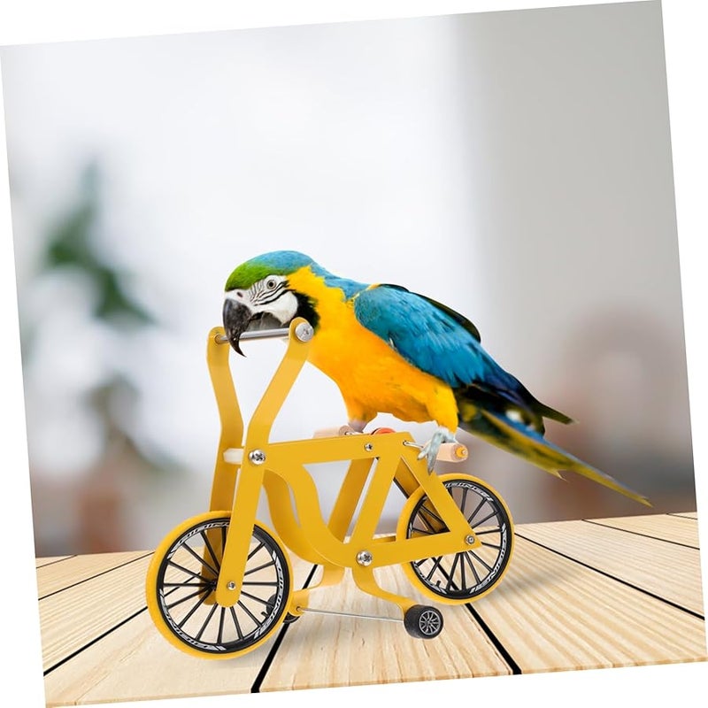 دراجة تدريب ببغاء كبيرة لتطوير مهارات تمرين عضلات الطيور ولعبها - Image 4