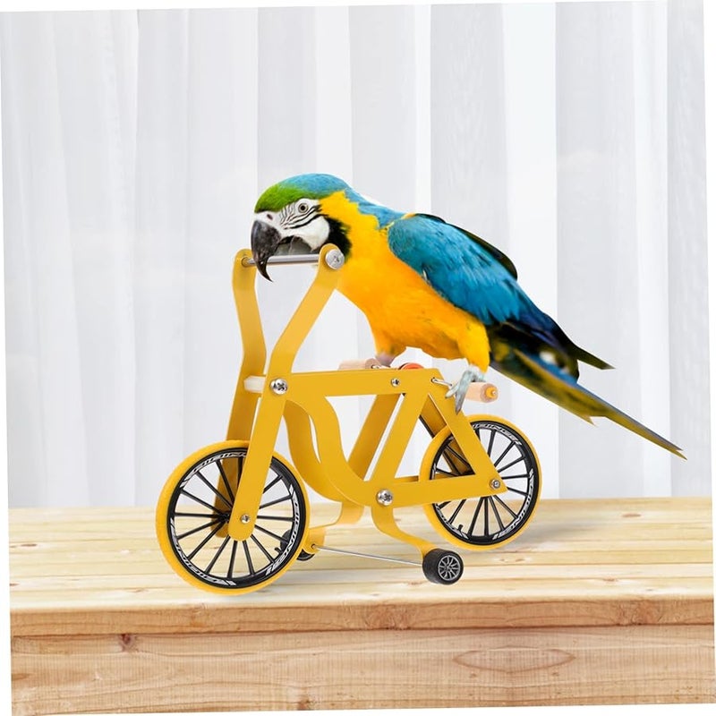 دراجة تدريب ببغاء كبيرة لتطوير مهارات تمرين عضلات الطيور ولعبها - Image 5