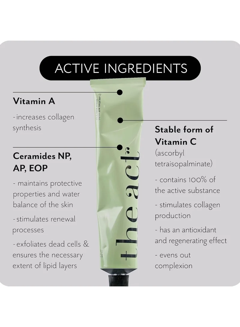 The Act Vit C face cream (moisturizing &amp; brightening