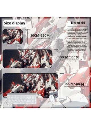 Mouse Pad Oversized Gundam Computer Keyboard Pad Cartoon Game Mouse Pad Boys E-sports Computer Thickened Desk Pad-Color:900*400*3mm-Pattern:Up To 44 - pzsku/Z690C1AEE0502BAED22A6Z/45/1746204367/fccb2928-a9fc-4541-8236-96a6432c7350