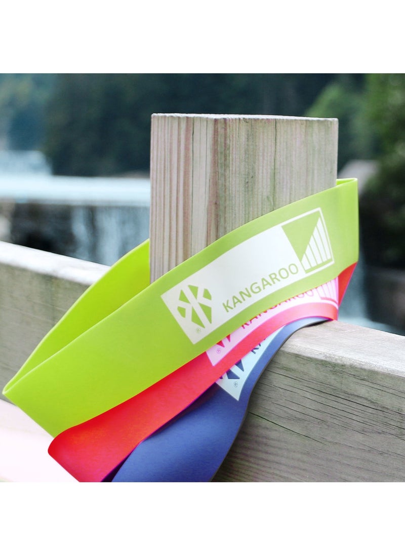 KANGAROO - 3 levels of resistance bands with 3 levels of  resistance rubber bands - Image 1