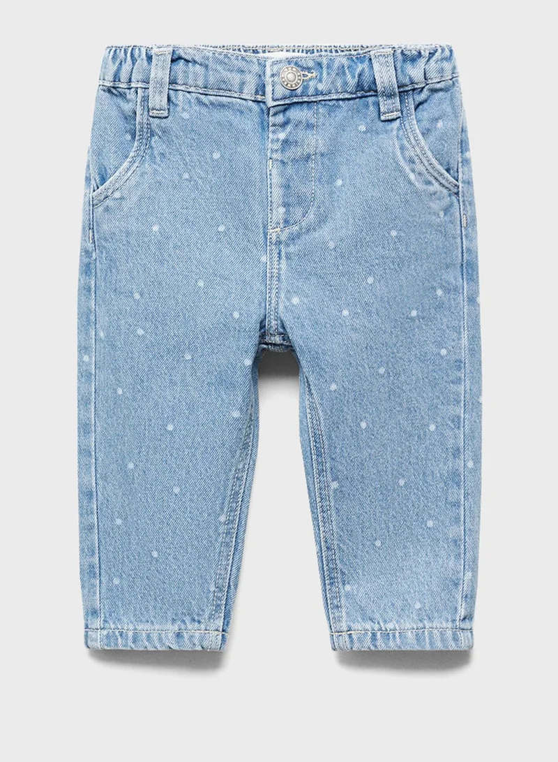 MANGO Kids Light Wash Trousers
