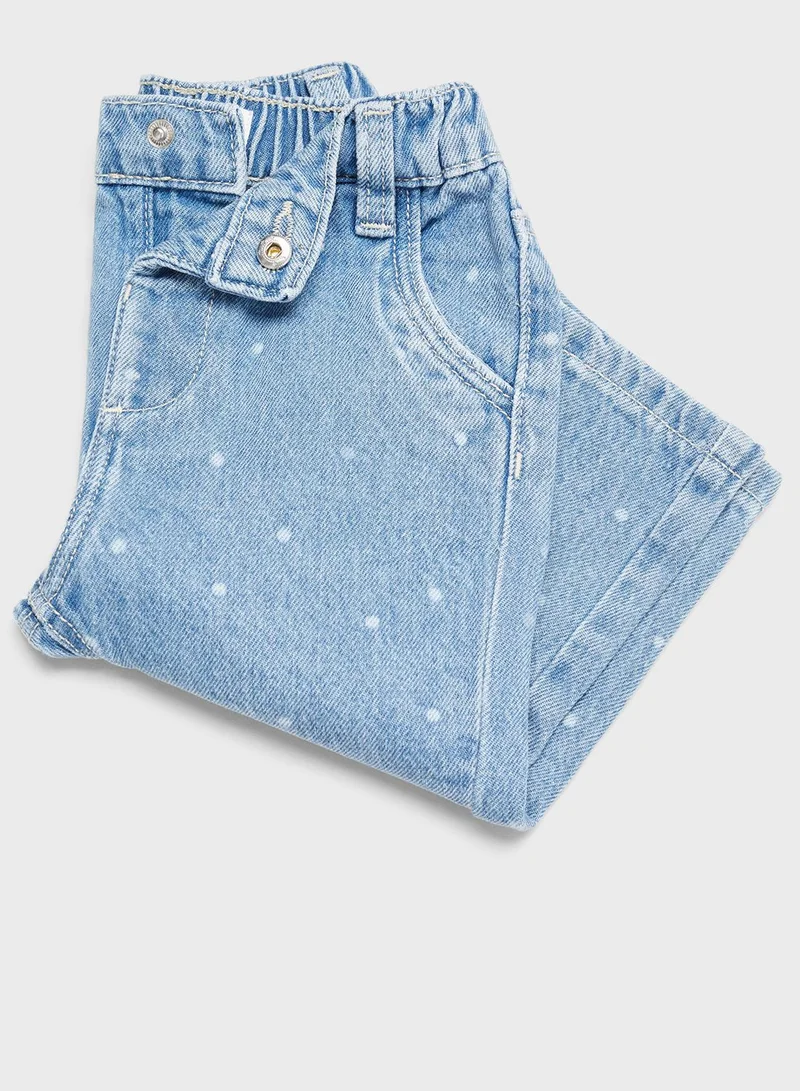 MANGO Kids Light Wash Trousers