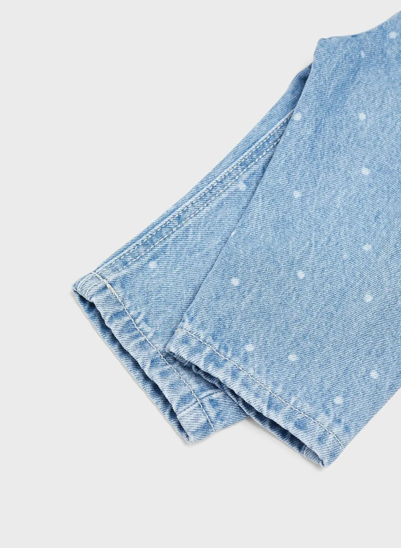 MANGO Kids Light Wash Trousers