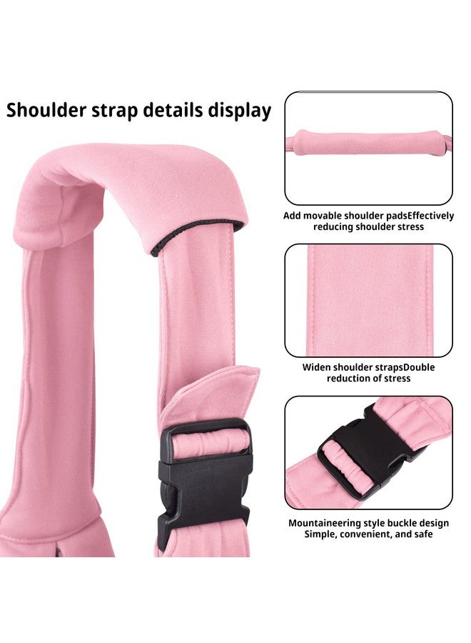 CUBY CUBY Dog and Cat Sling Carrier - Hands Free Reversible Pet Papoose Bag - Soft Pouch and Tote Design - Suitable for Puppy, Small Dogs Cats Outdoor (Pink Senior, Adjust Strap 2.0) - Image 4
