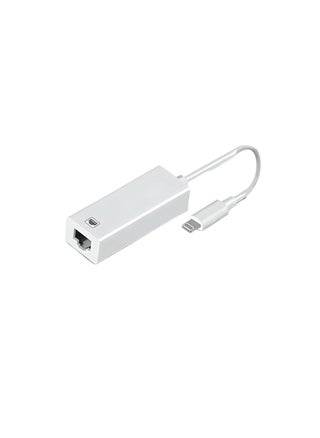 Lightning to Ethernet Adapter, RJ45 Ethernet LAN Network Adapter Cable with 8 Pin Connector Compatible with iPhone 13/12/11/XS/XR/X/8/7/iPad/iPod, Plug and Play, Supports 100Mbps [MFi Certified] - pzsku/Z690C3F465E504C73AA1EZ/45/_/1682507058/53086d84-a69d-4a33-b59b-9b4894019ad5