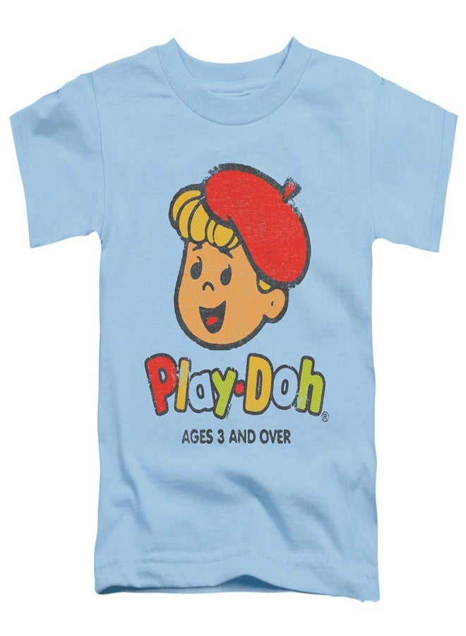 Trevco Play Doh 3 and Up Unisex Toddler T Shirt for Boys and Girls, Medium (3T) Light Blue - Image 1