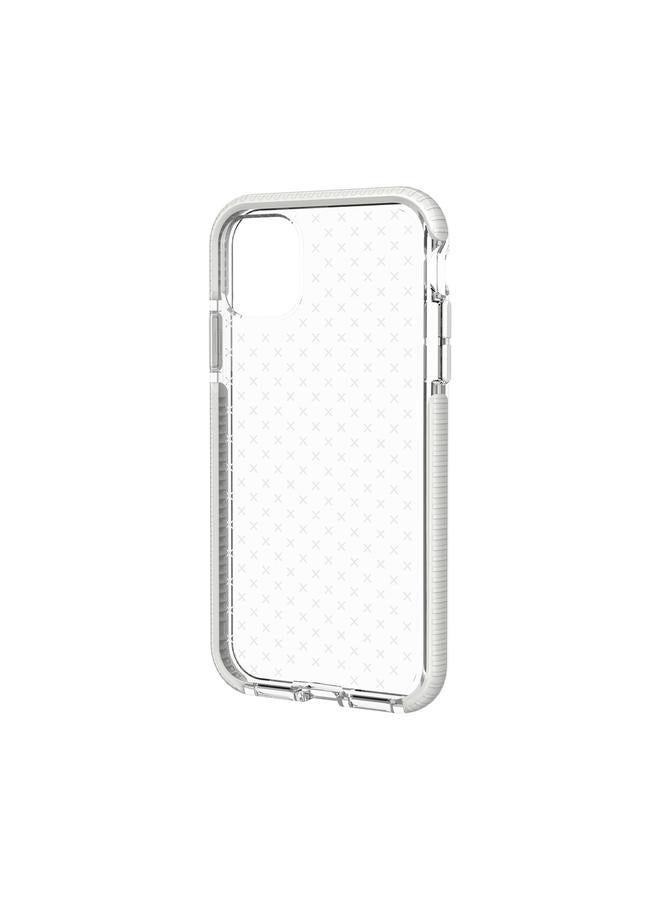 زبون جراب لهاتف iPhone 11 Pro Max بنمط شبكي، جراب واقٍ شفاف مقاوم للصدمات من مادة TPU - Image 3