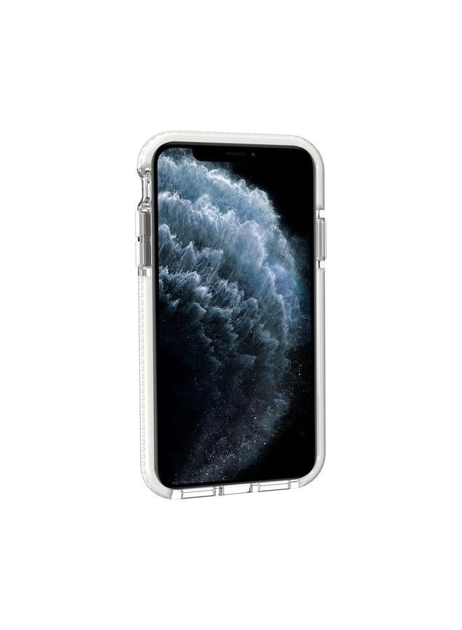زبون جراب لهاتف iPhone 11 Pro Max بنمط شبكي، جراب واقٍ شفاف مقاوم للصدمات من مادة TPU - Image 4