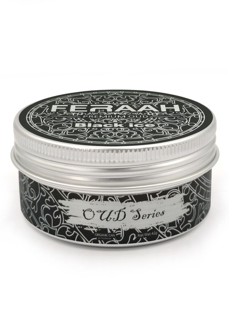 معطر جو فراه عود سيريز بلاك آيس 42 جرام - رائحة عضوية فاخرة للمنزل والسيارة والمكتب - يدوم حتى 60 يومًا - Image 2
