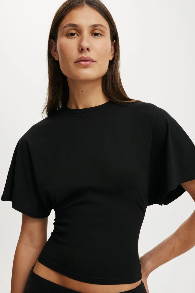 Cotton On  BATWING SHORT SLEEVE TEE for Women | Best Price UAE