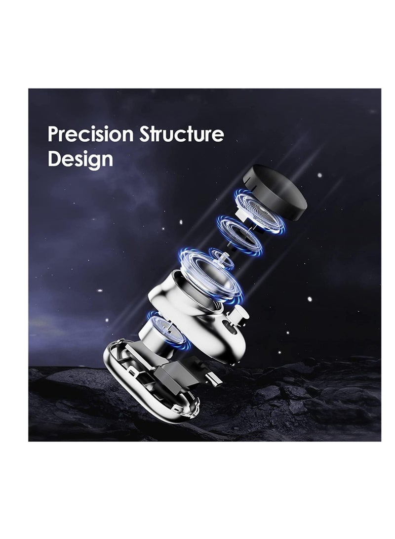 ELTRAZONE Mini & Portable Electric Shaver, New Pocket Portable Electric Shave, Magic USB Mini Shaver Electric Razor For Men, Rechargeable Travel Razors For Men Electric Shaver For Shaving Face(Green) - Image 5