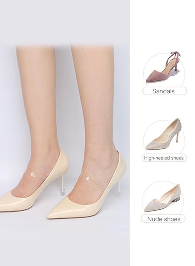 rocooart 10pcs Transparent Invisible High Heel Shoe Straps TPU Elastic Anti Loose Shoe Laces Belt Ankle Straps for High Heel - Image 4