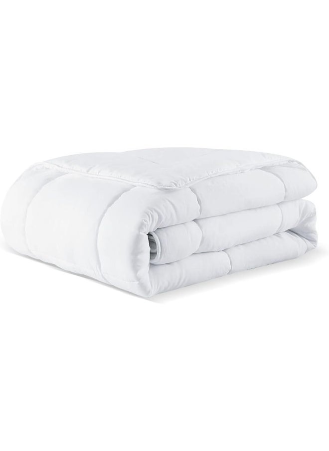 Hotel Linen Klub - Hotel Linen Klub Soya Bean White Duvet - Hypoallergenic & Eco-Friendly Fiber Filler for Exceptional Softness & Comfort, Moisture-Wicking and Breathable Material, Size: King (240 x 260 cm) - Image 1
