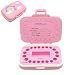PandaEar Baby Teeth Keepsake Box Tooth Fairy Storage Holder for Kids Tooth Saver Organizer Container with Birth Record Chart for Lost Teeth Collection Pink - Image 2