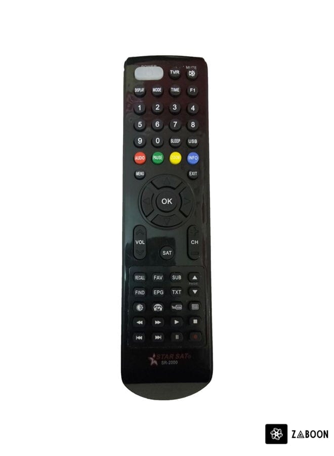 Zaboon Remote Control For Starsat Receiver Black