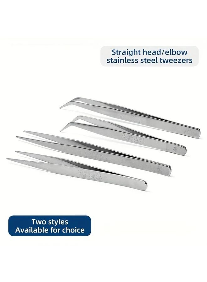 8pcs Elbow Tweezers Set Multi Functional Precision For Crafts Repair DIY - Image 5
