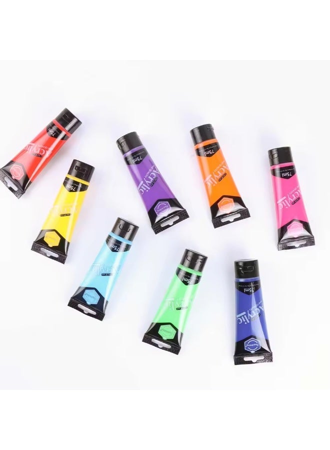 Keep Smiling Premium Acrylic Paint Set 12 Colors 12x75ml A-75-12 - Image 4