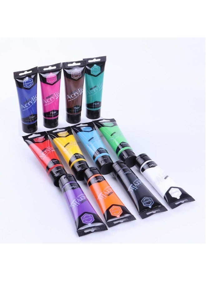 Keep Smiling Premium Acrylic Paint Set 12 Colors 12x75ml A-75-12 - Image 5